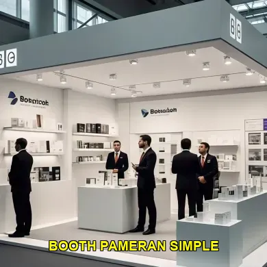 booth pameran simple